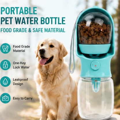 Travel Pet Drinker Leakproof Dog Bowl Food Containers