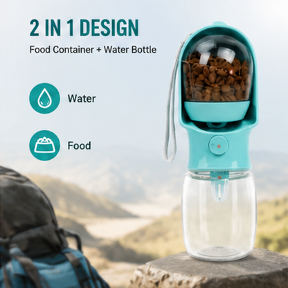 Travel Pet Drinker Leakproof Dog Bowl Food Containers