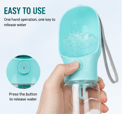 Travel Pet Drinker Leakproof Dog Bowl Food Containers